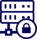 server-lock-icon devsecops blue